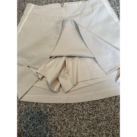 Lady Hagen Women's Skort Beige Khaki Shorts & Skirt Pockets Size 0 - Picture 2 of 10